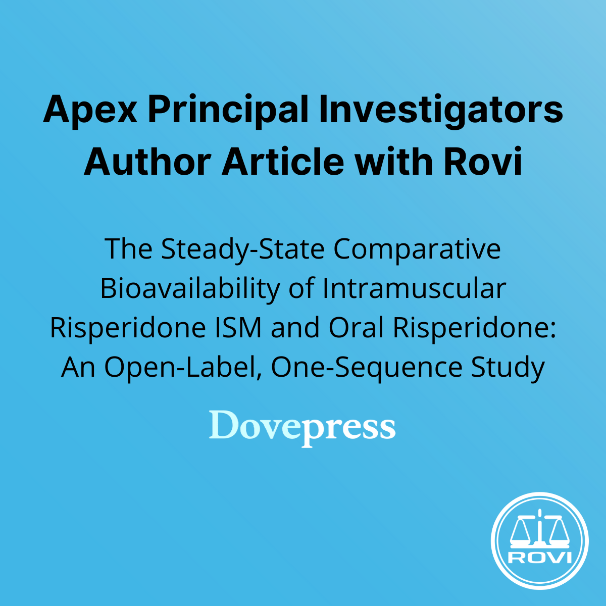 Featured image for post: Apex Principal Investigators Author Article With Rovi